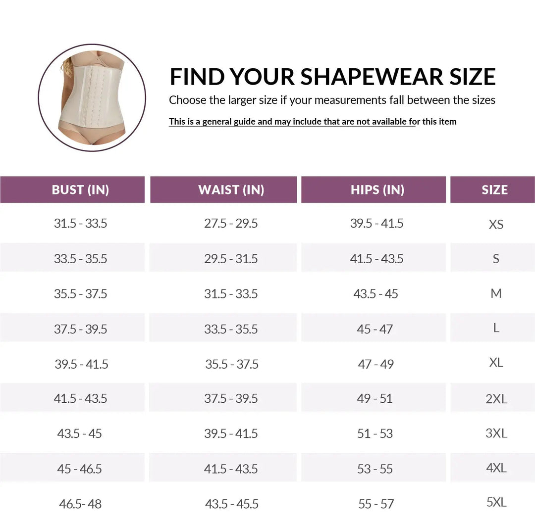 Long Latex Waist Trainer